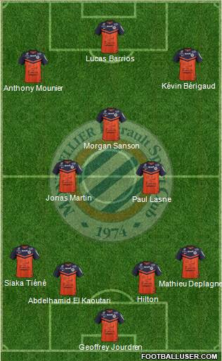 Montpellier Hérault Sport Club Formation 2014