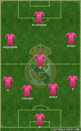 Real Madrid C.F. Formation 2014