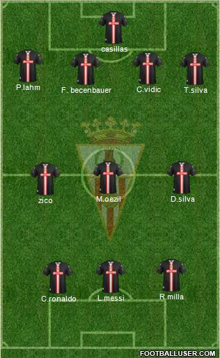 Algeciras C.F. football formation