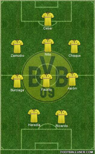 Borussia Dortmund Formation 2014