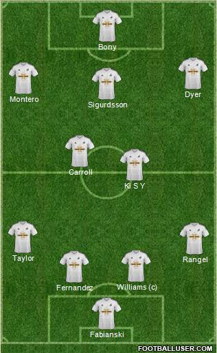Swansea City Formation 2014