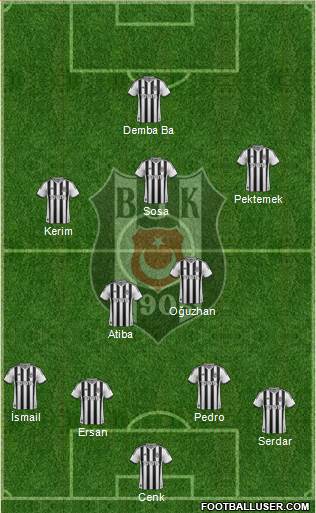 Besiktas JK Formation 2014