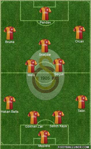 Galatasaray SK Formation 2014