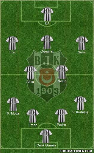Besiktas JK Formation 2014