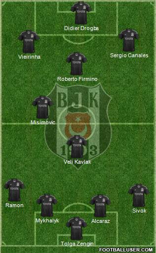 Besiktas JK Formation 2014