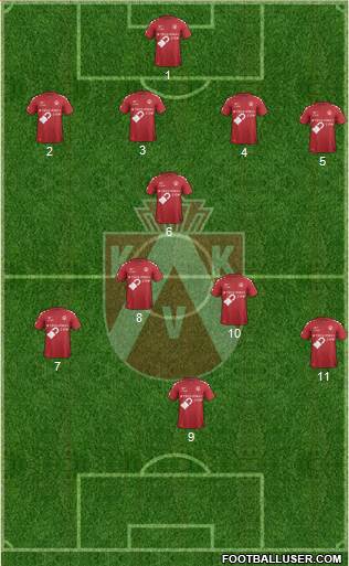 KV Kortrijk Voetbalt Formation 2014