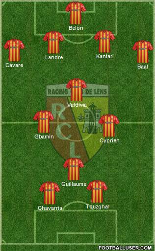 Racing Club de Lens Formation 2014