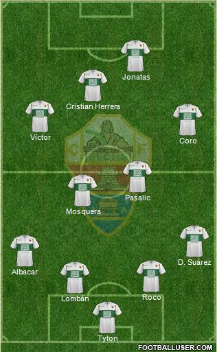 Elche C.F., S.A.D. Formation 2014