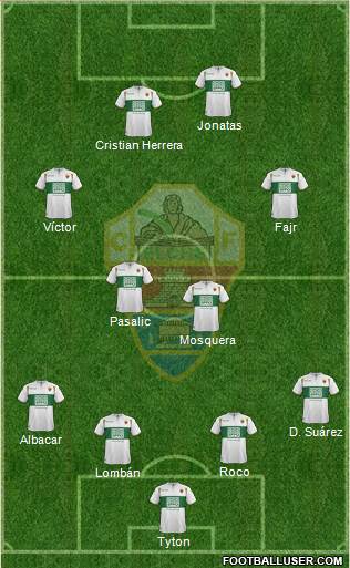 Elche C.F., S.A.D. Formation 2014