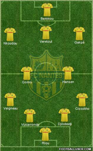 FC Nantes Formation 2014