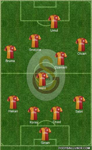 Galatasaray SK Formation 2014