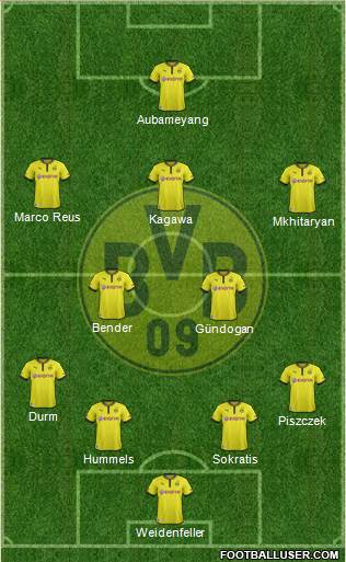 Borussia Dortmund Formation 2014