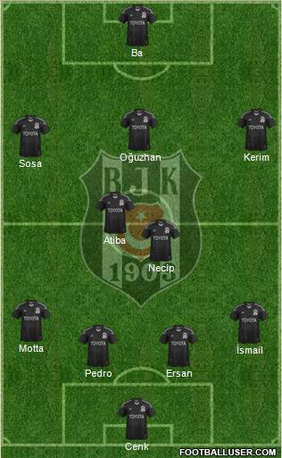 Besiktas JK Formation 2014