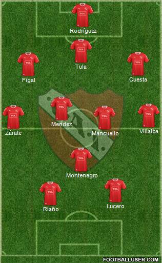 Independiente Formation 2014