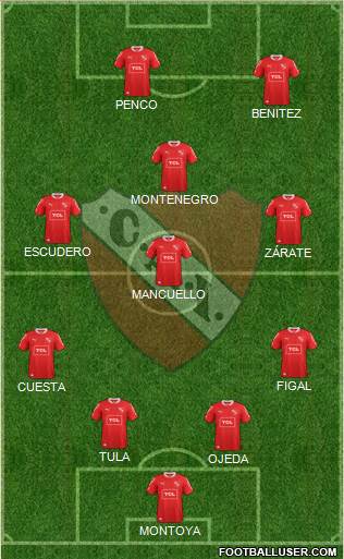 Independiente Formation 2014