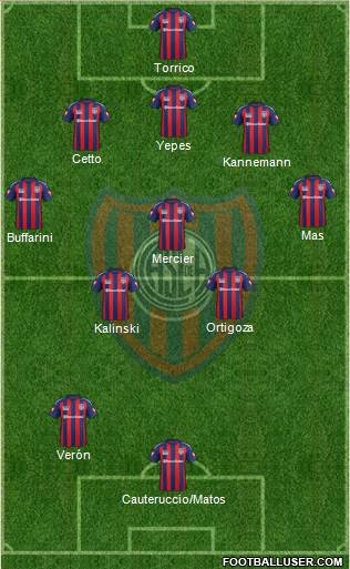 San Lorenzo de Almagro Formation 2014