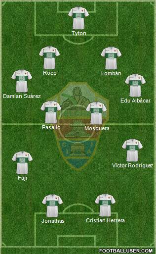 Elche C.F., S.A.D. Formation 2014