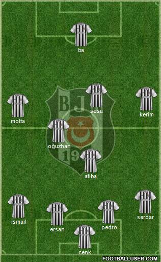 Besiktas JK Formation 2014