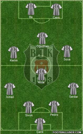 Besiktas JK Formation 2014