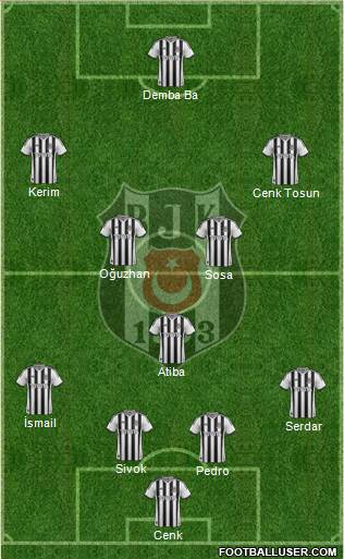 Besiktas JK Formation 2014