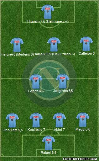 Napoli Formation 2014