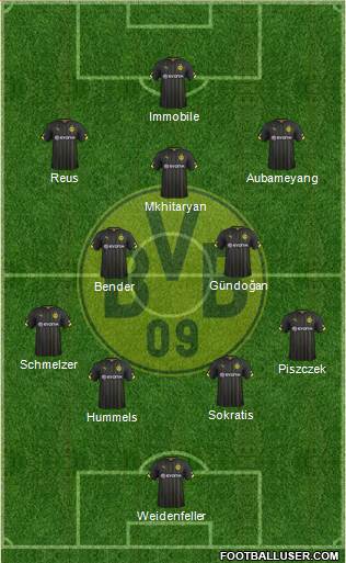 Borussia Dortmund Formation 2014