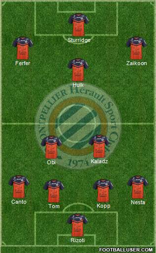Montpellier Hérault Sport Club Formation 2014
