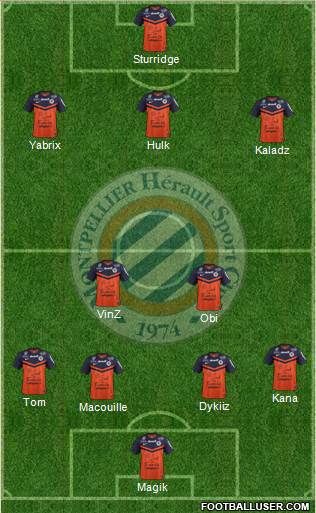 Montpellier Hérault Sport Club Formation 2014