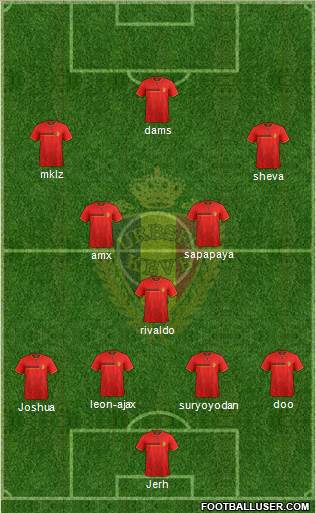 Belgium Formation 2014