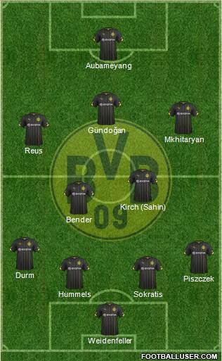 Borussia Dortmund Formation 2014