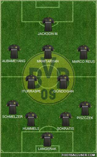 Borussia Dortmund Formation 2014