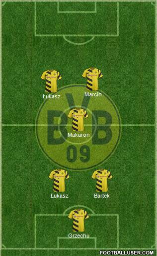 Borussia Dortmund Formation 2014