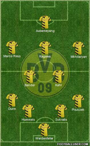 Borussia Dortmund Formation 2014