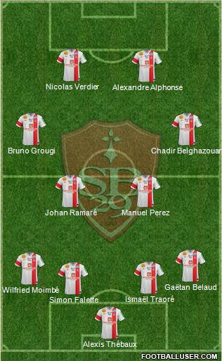 Stade Brestois 29 Formation 2014