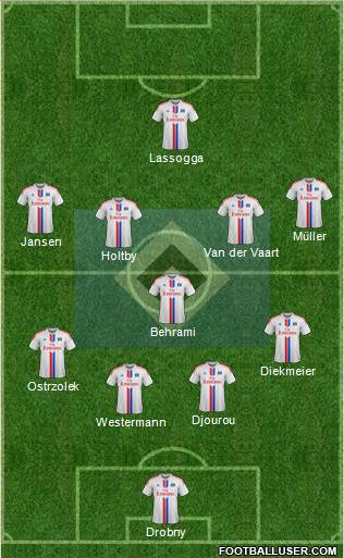 Hamburger SV Formation 2014