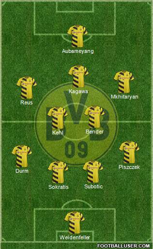 Borussia Dortmund Formation 2014