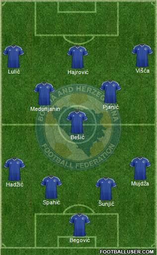 Bosnia and Herzegovina Formation 2014