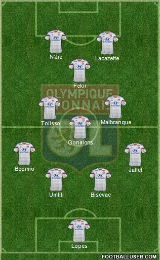 Olympique Lyonnais Formation 2014