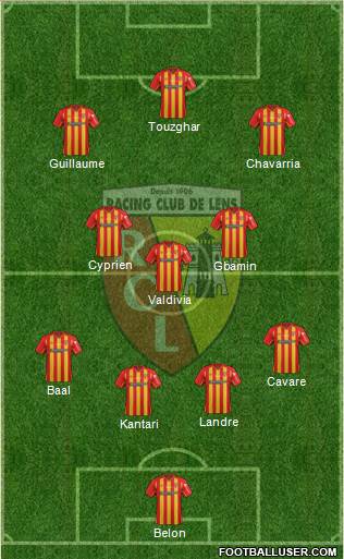 Racing Club de Lens Formation 2014
