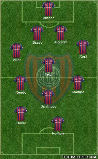 San Lorenzo de Almagro Formation 2014