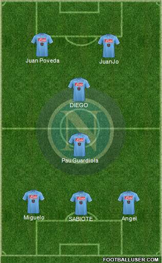 Napoli Formation 2014