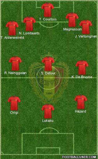 Belgium Formation 2014