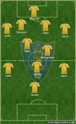 Orihuela C.F. Formation 2014