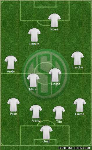Sportivo Desamparados Formation 2014
