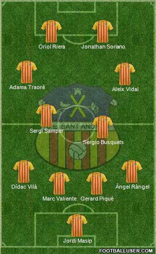 U.E. Sant Andreu Formation 2014