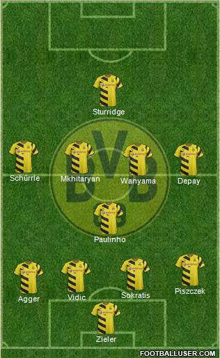 Borussia Dortmund Formation 2014