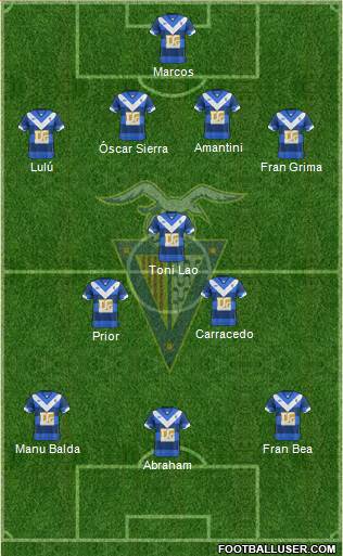C.F. Badalona Formation 2014