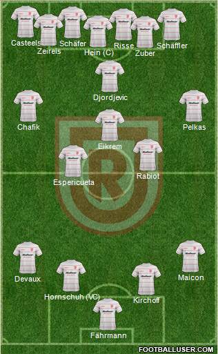 SSV Jahn 2000 Regensburg Formation 2014