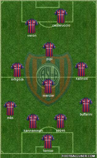 San Lorenzo de Almagro Formation 2014