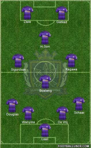 Sanfrecce Hiroshima Formation 2014